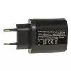 USB-wandlader MACLEAN MCE479B — 3x USB-aansluitingen, 18W totaalvermogen, compact