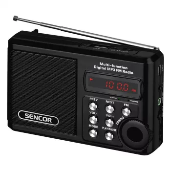 Draagbare radio SRD 215 B MP3, USB, SD