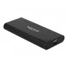 Delock - behuizing voor opslagmedium - M.2 - M.2 NVMe-kaart - USB 3.1 (Gen 2) - zwart (42614)