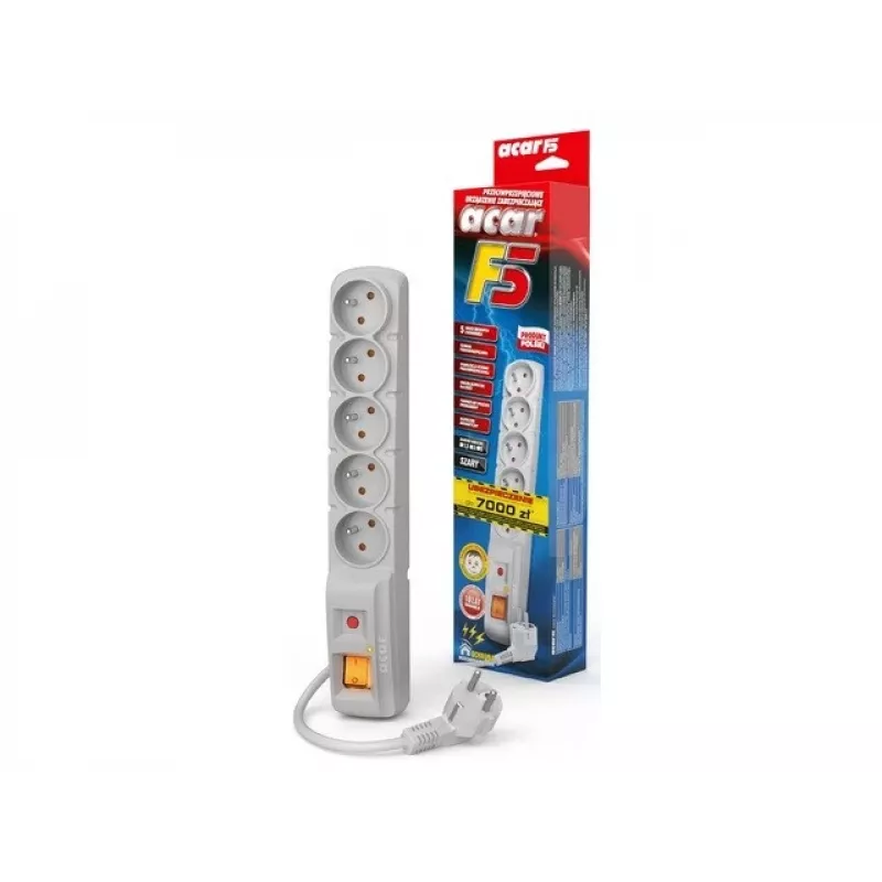 Overspanningsbeveiliging F5 1,8M grijs