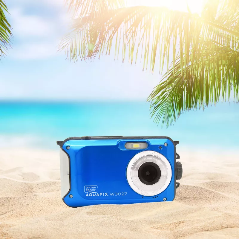 Compactcamera Easypix W3027 Wave 5 MP 1280 x 720 pixels blauw