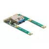 DeLOCK Mini PCIe I/O 1 x USB 2.0 Type-A bus full-size half-size
