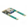 DeLOCK Mini PCIe I/O 1 x USB 2.0 Type-A bus full-size half-size