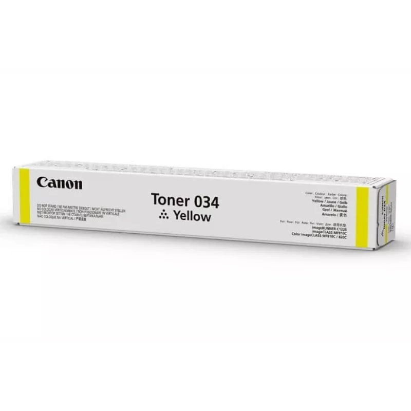 Canon 034 tonerpatroon 1 stuk origineel geel