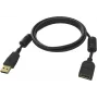 USB-kabel Vision TC-2MUSBEXT-BL USB 2.0 2 m zwart