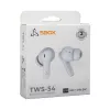 Hoofdtelefoon SBOX EB-TWS54 wit