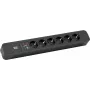 Stroomverlengsnoer Bachmann Primo 2 2m 6 AC-stopcontacten zwart