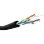 Netwerkkabel Goobay CAT 5e U/UTP 100m zwart