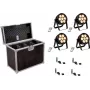 LED-spot-set EUROLITE 7C-7 Silent slank 4×7W RGBW