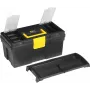 Opbergbox allit McPlus Promo 16 476180 kunststof, zwart/groen, stapelbare organizer