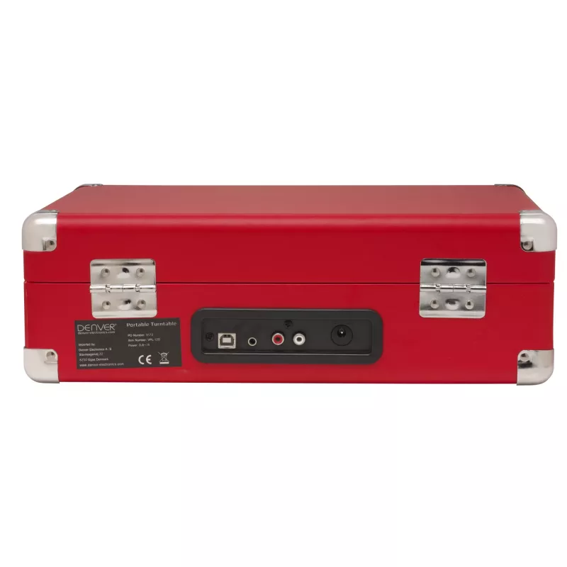 DENVER VPL-120 - platenspeler - rood