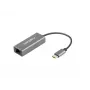 NATEC Cricket USB 3.2 Gen 1 Type-C grijs Ethernet-hub 1000 Mbit/s