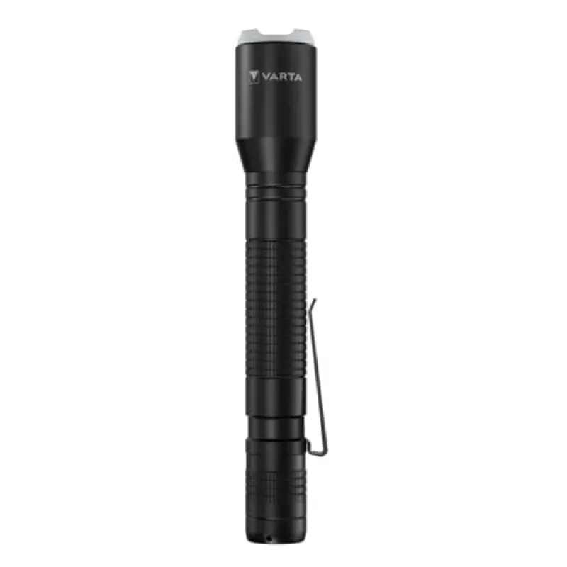 Varta 16607101421 Aluminium Light F20 Pro LED-zaklamp, 3 lichtmodi, zwart