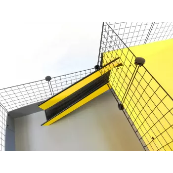 C&C modulaire kooi één verdieping 4x2 + loft 2x1 + zwarte ramp
