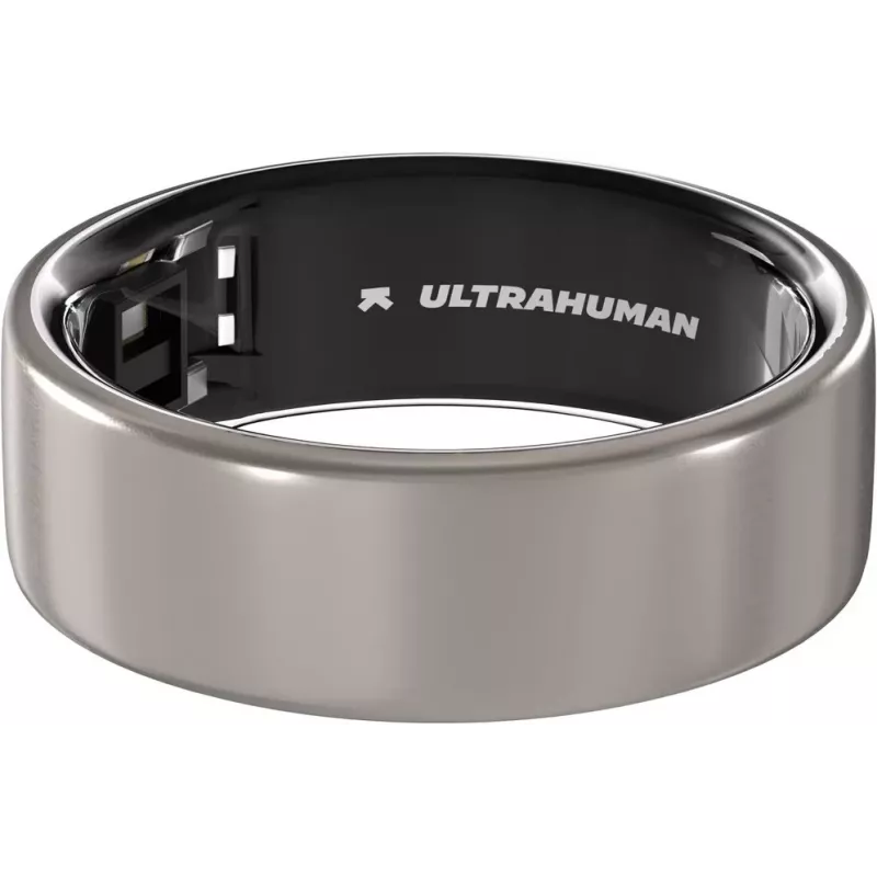 Ultrahuman Ring Air Raw Titanium Maat 7