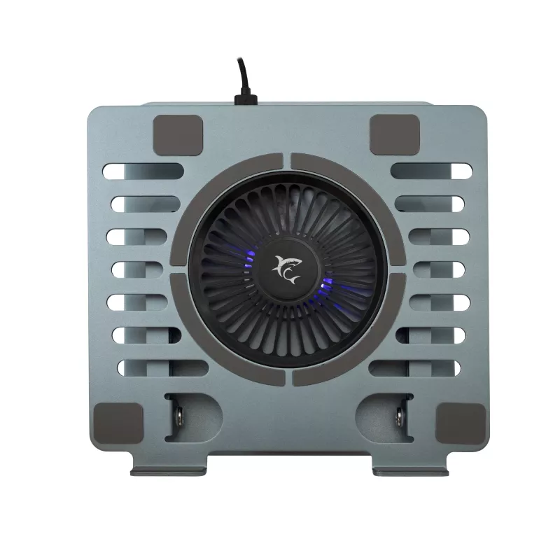 White Shark GCP-16 Ice Monster laptopkoeler, tot 17,3 inch, LED, grijs