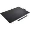 Wacom One by Medium grafische tablet zwart, rood 2540 lpi 216 x 135 mm USB