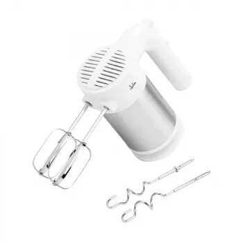 Handmixer JATA JEMA1240 roestvrij staal wit