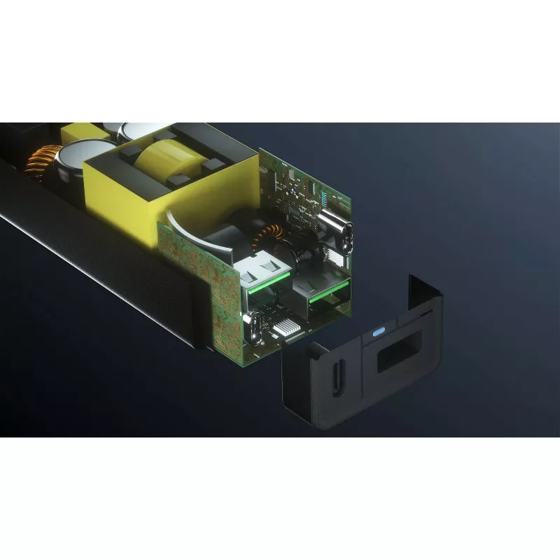 Akyga Charge Brick AK-CH-17 USB-oplader 65 W, 2 x USB-C PD + 2 x USB-A QC 4+, zwart