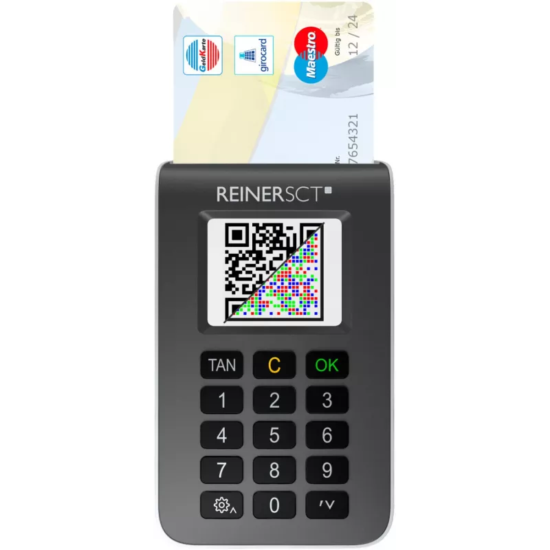 ReinerSCT tanJack photo QR - TAN-generator - antraciet