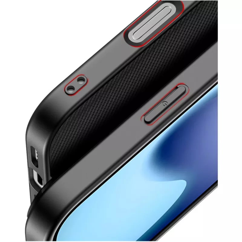 Hoesje Nevox StyleShell NYLO voor iPhone 17, 6,3 inch, zwart