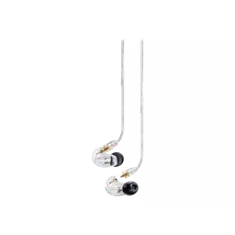 Shure SE215 Pro headset bedrade in-ear monitor voor podium/studio transparant