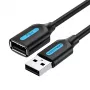 USB 2.0-verlengkabel Vention CBIBJ 5 m — stekker naar bus, zwart