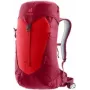 Daypack DEUTER AC Lite 16 cherry-masala — 16 L lichte, geventileerde rugzak