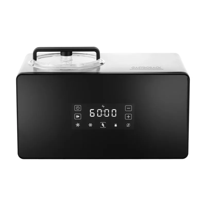 Traditionele ijsmachine Gastroback Design Advanced Control 1,5 L 150 W zwart satin steel