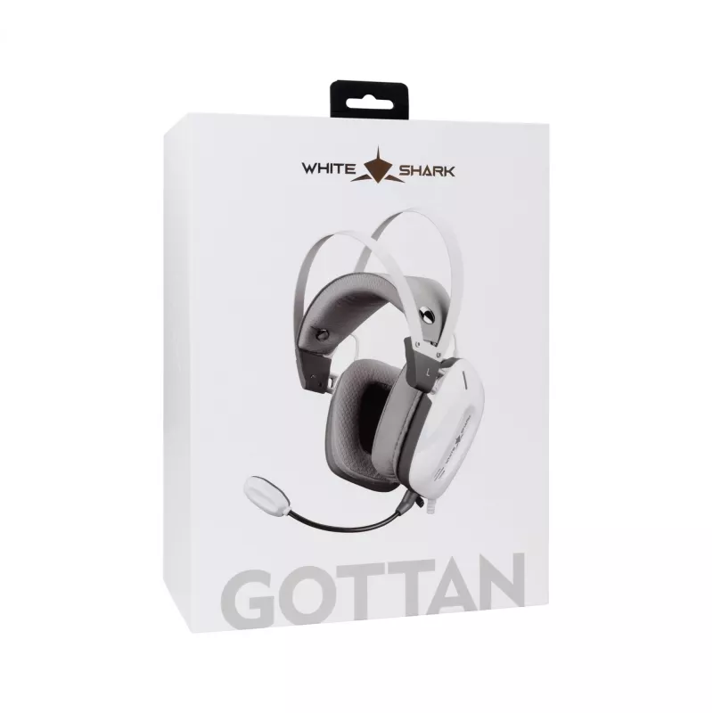Koptelefoon White Shark GH-2446 Gottan wit