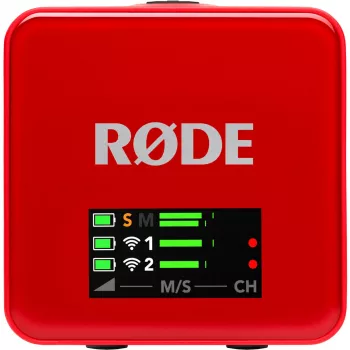 RØDE Wireless GO III Rood - draadloos microfoonsysteem (rood)