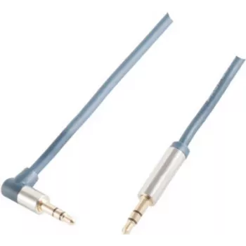 Audiokabel 3,5 mm ShiverPeaks SP-PROFESSIONAL 5 m blauw chroom