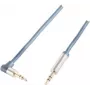 Audiokabel 3,5 mm ShiverPeaks SP-PROFESSIONAL 5 m blauw chroom