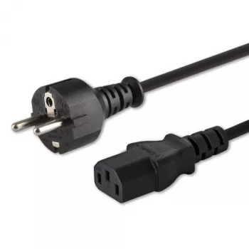 Netkabel SAVIO CL-138 — IEC C13 naar type E, 1,8 m, zwart