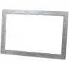 Bezel voor ALLNET-tablet ALLTCover14NSv1 — zilveren vervangend voorframe, gewicht 385 g