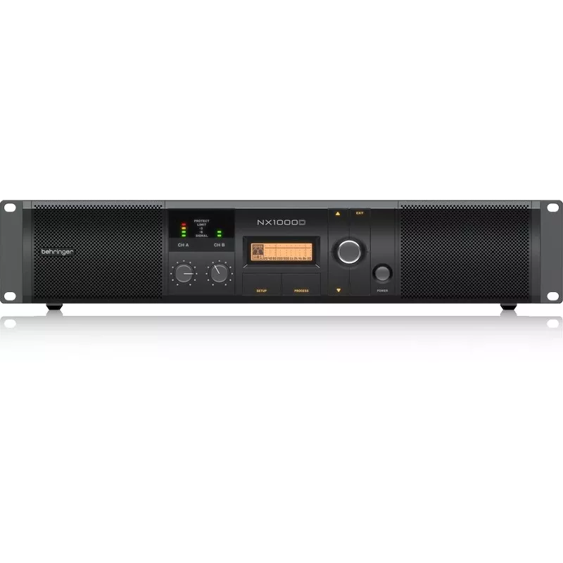 Behringer NX1000D audioversterker performance/podium zwart