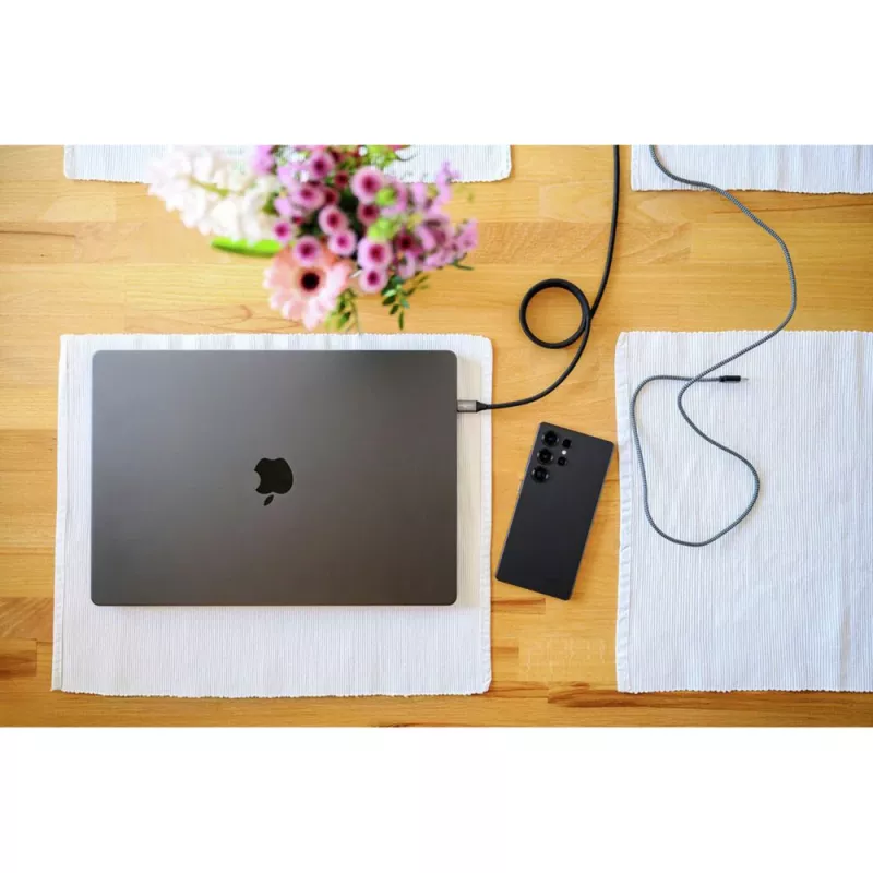 Ansmann magnetische kabel USB-A of USB-C naar Lightning - kabel - digitaal/data