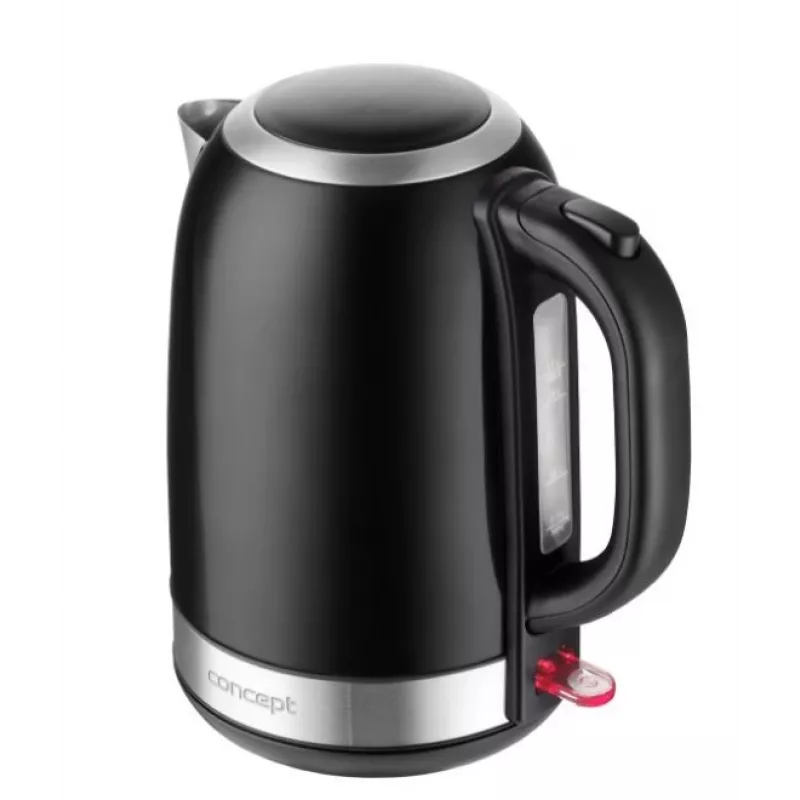Waterkoker Concept Solution RK3245 — 1,7 l, 2200 W, roestvrij staal, zwart