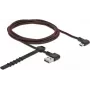 Delock EASY-USB 2.0 Type-A naar Micro-B kabel, haaks, 1,5 m, zwart