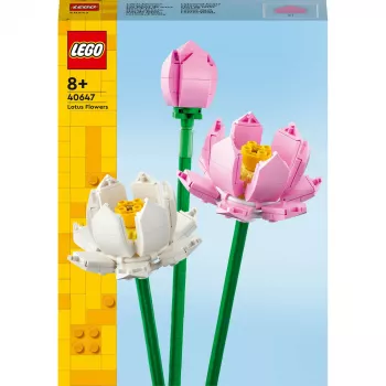 LEGO-bouwset LEGO 40647 Lotus Flowers — Botanical Collection modulair model, 220 onderdelen, hoogte 300 mm, leeftijd 8+