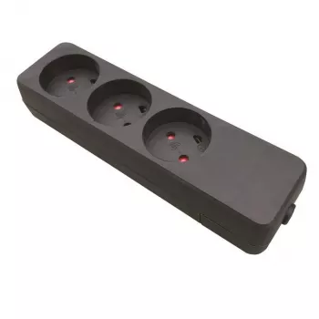 Verlengsnoer Garbot Z66000109-PA01 3 AC stopcontacten binnen zwart
