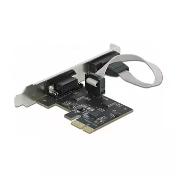 Uitbreidingskaart DeLOCK PCI Express x1 naar 2 x serieel RS-232