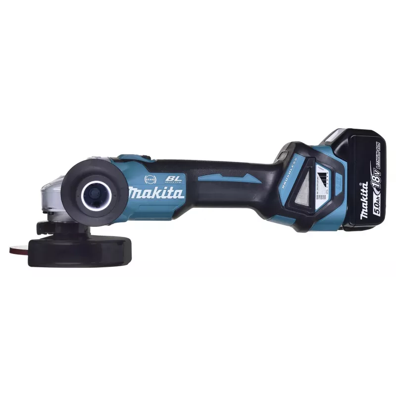 Haakse slijper 18V 3x5.0Ah accu DGA513RT3J MAKITA