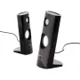 Bekabelde 2-weg-pc-luidspreker Audiocore AC860, 2.0 kanalen, 4 W RMS, USB-voeding, 3,5 mm ingang, zwart