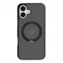 Beschermhoesje Torras Ostand Pro voor iPhone 16 Plus — zwart, slank profiel, licht
