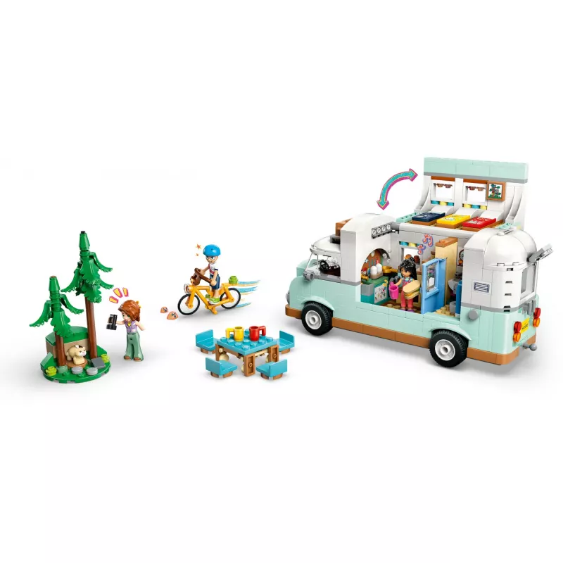 LEGO Motor Home set 42663 — LEGO Friends camper, 778 onderdelen, 3 minipoppen, vanaf 7 jaar