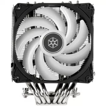 SilverStone Hydrogon D120 ARGB - processorluchtkoeler - (voor: LGA1156, LGA1155, LGA2011, LGA1150, LGA1151, AM4, LGA2066, LGA1200, LGA1152, LGA1700)