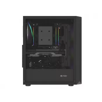 Behuizing Fury Shobo SH4F met RGB-venster en 4 ventilatoren MIDI computer pc