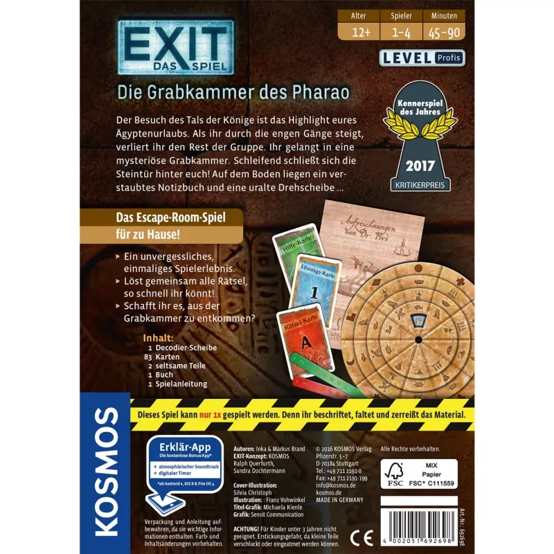 Kosmos 692698 bordspel deductiespel
