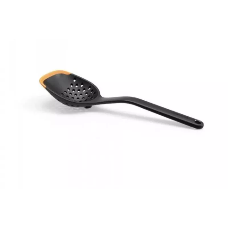 Fiskars 1027302 schuimspaan, 30 cm, zwart/oranje
